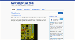 Desktop Screenshot of projectavr.com